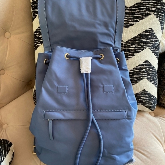 Tory Burch Oceanside Nylon Flap Backpack NWT - Picture 8 of 13
